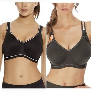 Freya Active Sonic Moulded Spacer Sports Bra Bundle Storm / Digital Vision 36DDD